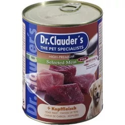   Dr.Clauder's Dog Selected Meat Fejhúsos konzerv 800 g KARTON - 6 db