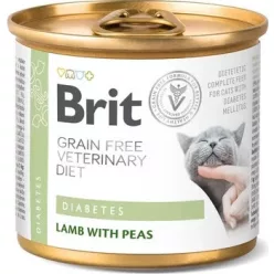   Brit GF Veterinary Diet Cat Cans Diabetes 200 g KARTON - 6 db
