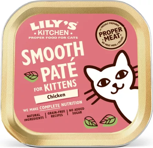 Lily's Kitchen Cat Smooth Chicken Paté for Kittens 85 g