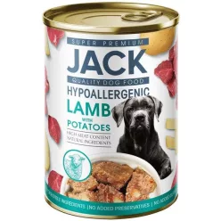   Jack hipoallergén pástétom bárányhús burgonyával 400 g 