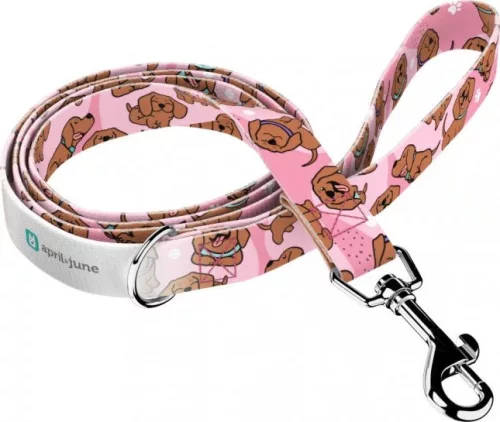 April&June Vizsla rózsaszín póráz