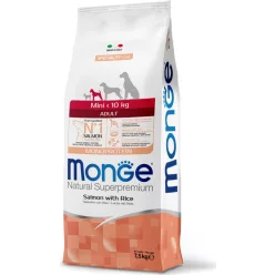 Monge Dog Speciality Line Mini Lazac & rizs - Adult 7,5 kg