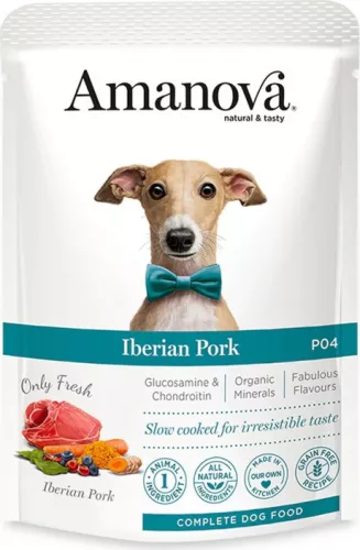 AmaNova Dog GF Pouch Adult Iberian Pork P04 100 g