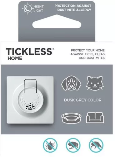 TICKLESS HOME Szürke ultrahangos kullancsriasztó beltéri használatra