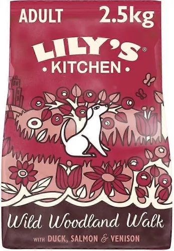 Lily's Kitchen Dog Duck, Salmon & Venison Wild Woodland Walk Adult Dry Food 2,5 kg