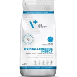   VetExpert Veterinary Diet Hypoallergén rovar alapú kutyáknak 12 kg