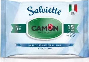 Camon Aloe Vera szemkörnyéktisztító törlőkendő 17 x 20 cm 