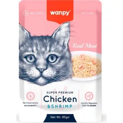 Wanpy CAT Retort pouch Chicken & Shrimp 85 g