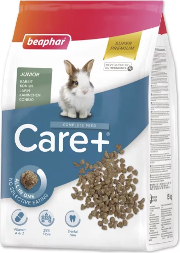 Care+ teljesértékű eledel fiatal nyulaknak 1,5 kg