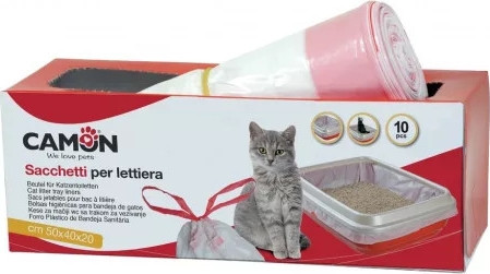 Camon füles higiéniai zacskó alomtálcába illatosított 