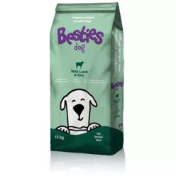 Besties Dog bárány rizzsel száraz kutyatáp 15 kg