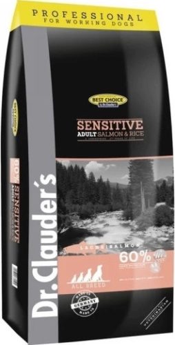 Dr.Clauder's Best Choice Adult Sensitive Lazac & rizs All breed 20 kg