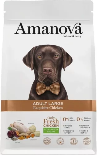 AmaNova Dog LG Large Adult Exquisite Chicken & Quinoa 12 kg