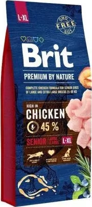 Brit Premium by Nature Large/Extra Large Senior 15 kg