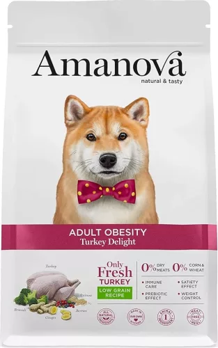 AmaNova Dog Adult Obesity All Breeds Turkey Delight 10 kg