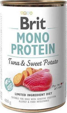 Brit Mono Protein Tuna & Sweet Potato 400 g