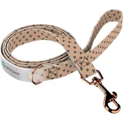 April&June Szivecskés póráz barna