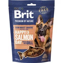   Brit Premium by Nature Dog Semi-moist Snacks Salmon with Dill 180 g