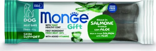 Monge GIFT Dog Bőr- és szőrápoló - Lazac és aloe vera 40 g 