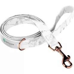 April&June fehér márvány mintás póráz