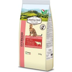 Gheda Chat&Chat Adult Gourmand - Beef 14 kg