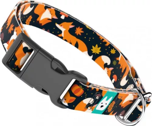 April&June Róka mintás fekete nyakörv