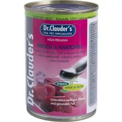  Dr.Clauder's Dog Konzerv Selected Meat Szarvasos és burgonyás konzerv 400 g KARTON - 6 db