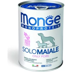 Monge Dog MONOPROTEIN Paté 100% sertés 400 g 