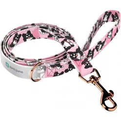 April&June Border Collie rózsaszín póráz