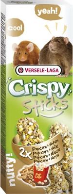 Versele Laga Crispy Sticks Rats-Mice Popcorn & Nuts 2 pieces 110 g