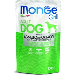 Monge Dog Grill bárány-zöldség 100 g 