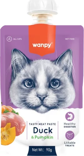 Wanpy CAT Tasty Meat Duck & Pumpkin 90 g