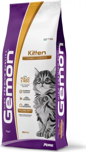 Gemon Cat Kitten Csirke-rizs 7 kg 