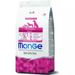   Monge Dog Speciality Line All Breeds Marha & rizs - Adult 2,5 kg 