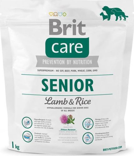 Brit Care Hipoallergén SENIOR Lamb & Rice 1 kg
