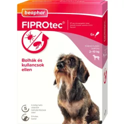 Beaphar FIPROtec Dog S bolha- és kullancsirtó spot-on 6 db