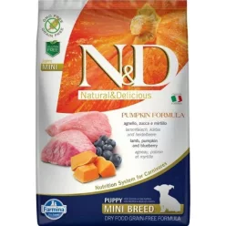  N&D Dog Grain Free bárány & áfonya sütőtökkel puppy mini 7 kg