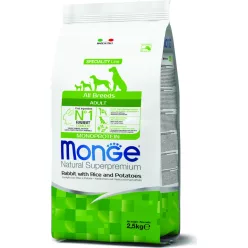   Monge Dog Speciality Line All Breeds Nyúl, rizs és burgonya - Adult 2,5 kg 