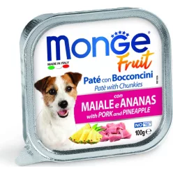 Monge Dog Fruit Paté&Chunkies sertés-ananász 100 g 