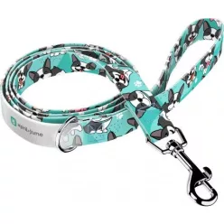 April&June Boston Terrier kék póráz