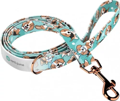 April&June Beagle kék póráz