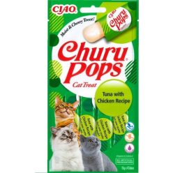 Inaba Cat Churu Pops - tonhal, csirkével 4 x 15 g Inaba Cat Churu Pops - tonhal, csirkével 4 x 15 g