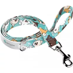 April&June Spitz kék póráz