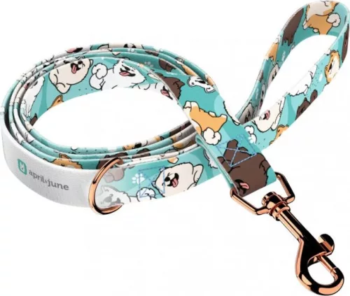 April&June Spitz kék póráz