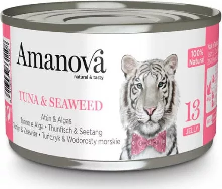 AmaNova Cat P13 Canned Tuna & Seaweed Jelly 70 g