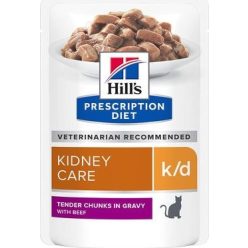 PD Feline K/D Pouch Beef 85 g