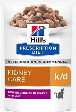 PD Feline K/D Pouch Beef 85 g