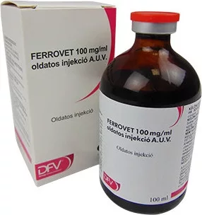 Ferrovet 100 injekció 100 ml