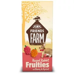   Tiny Friends Farm Russel Rabbit Fruities Cseresznye és Sárgabarack 120 g