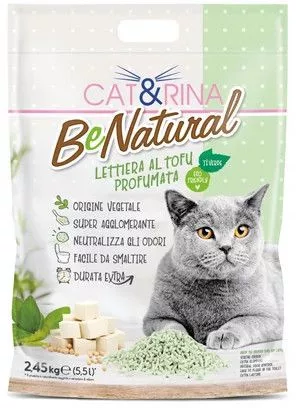CAT RINA tofu macskaalom zöld tea illattal 5,5 l